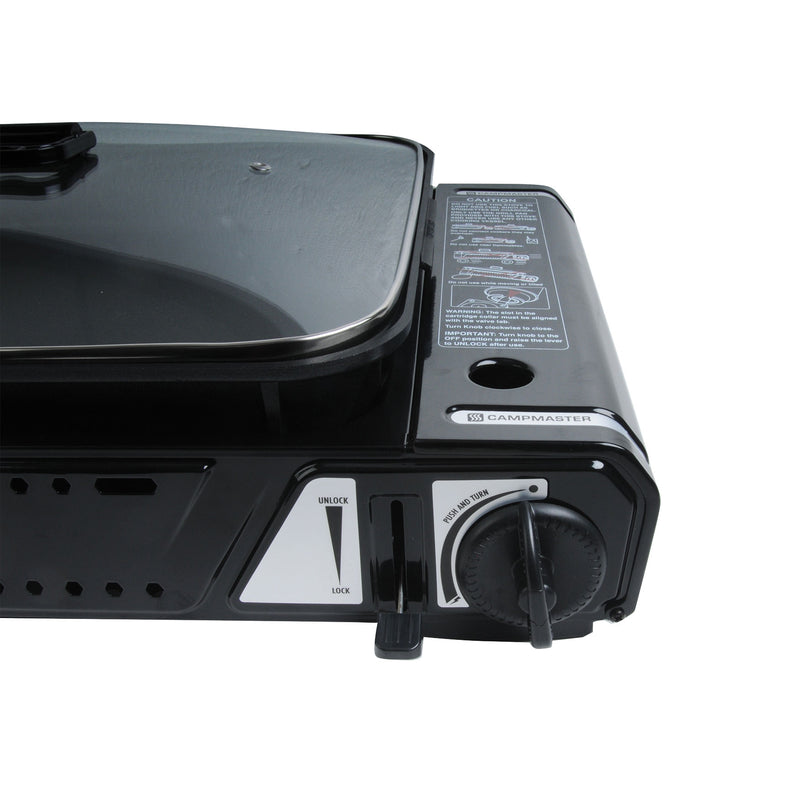 Campmaster Butane Grill Pan Stove with lid