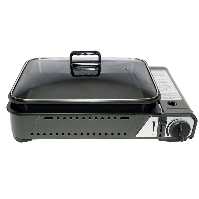 Campmaster Butane Grill Pan Stove with lid